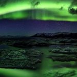 Jokulsarlon Aurora Panorama