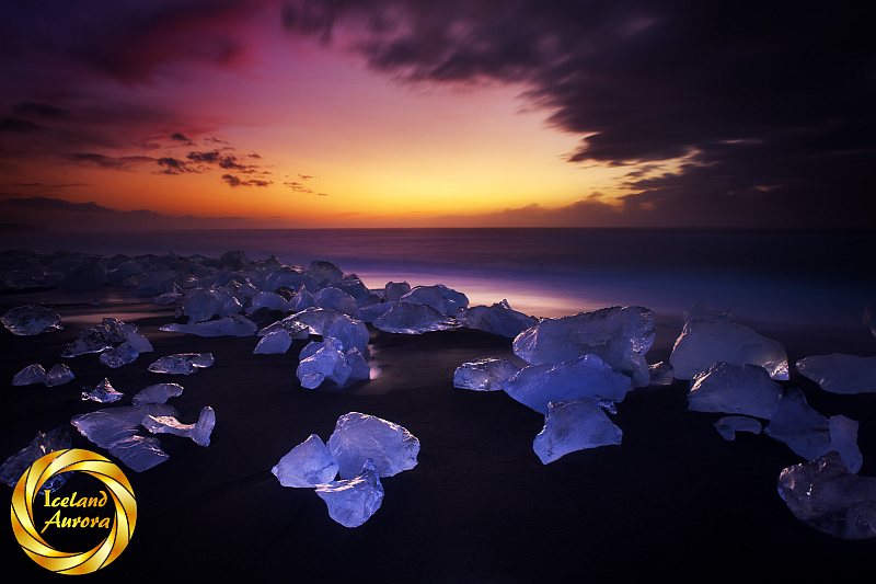 Jokulsarlon Ice Beach Photo