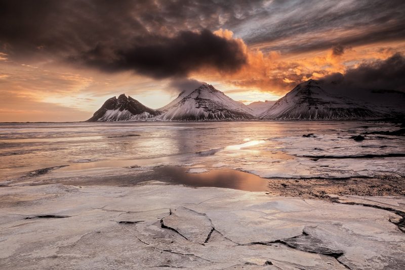 Brunahorn Mountain Winter