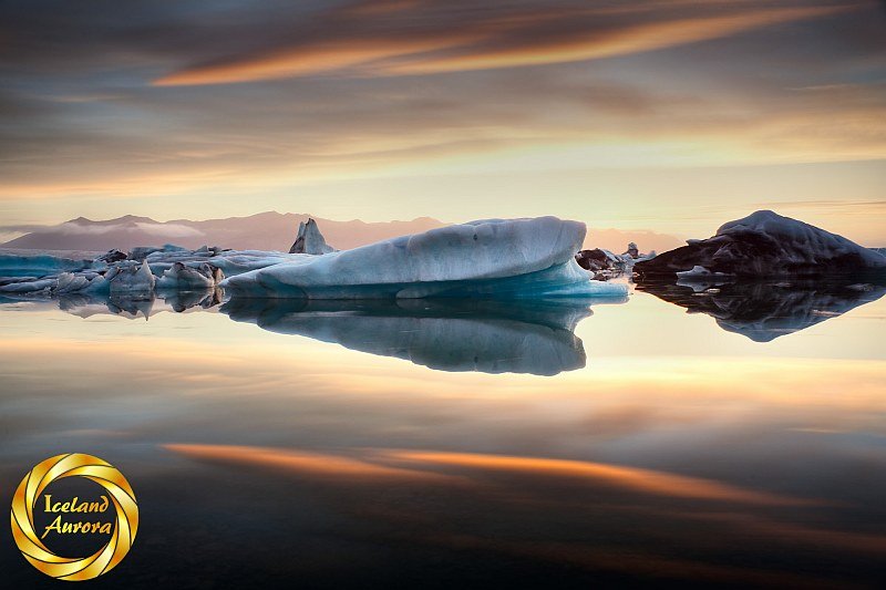 Glacier Lagoon Reflections