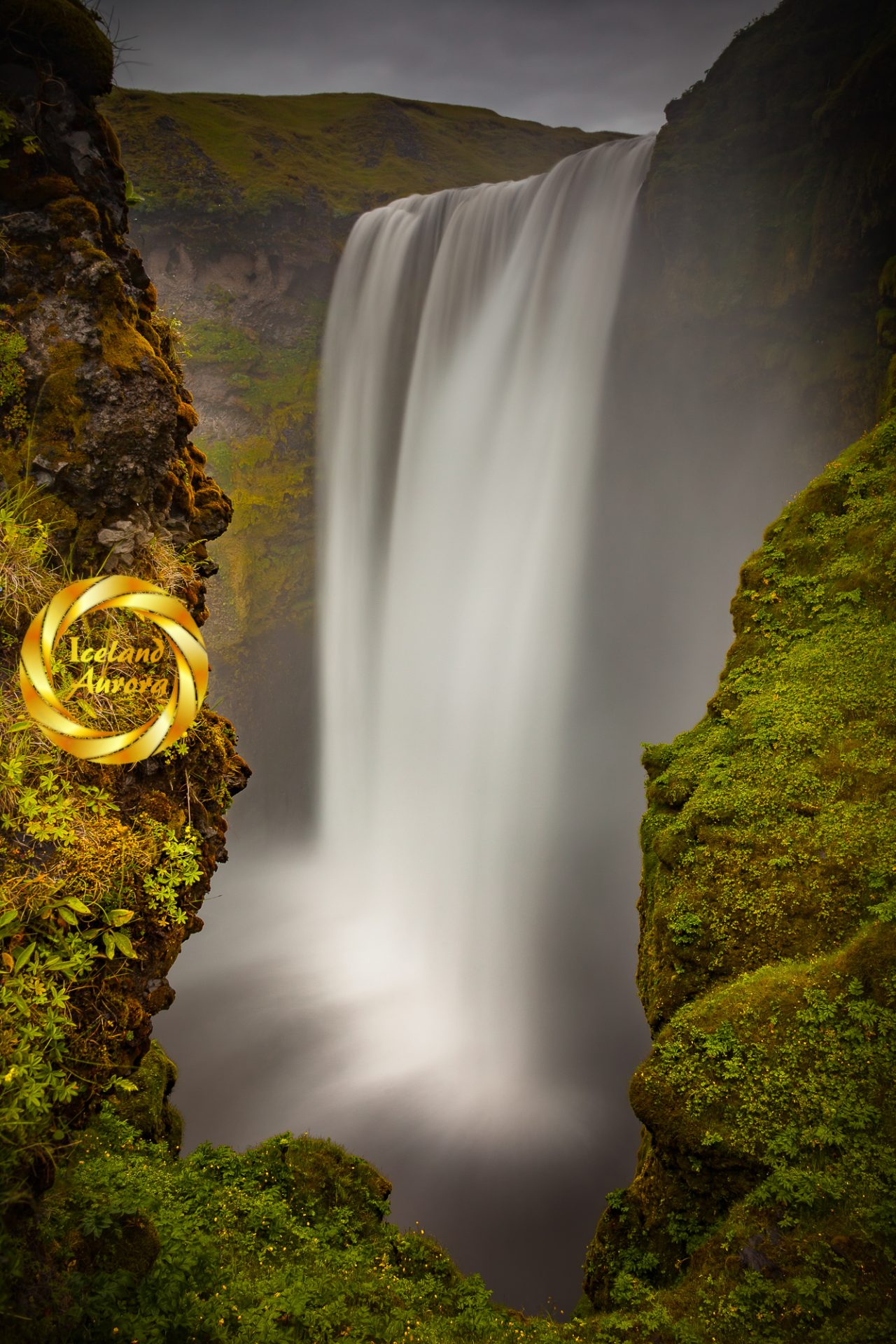 Skogafoss waterfall Summer