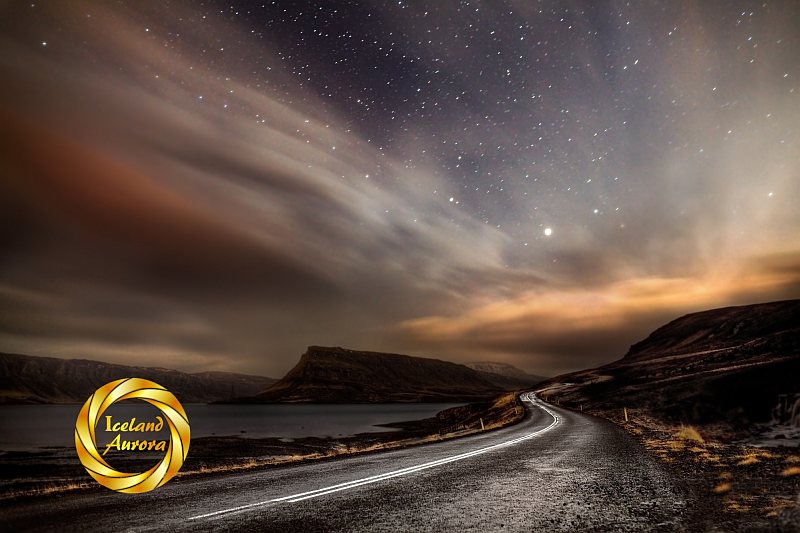 Winding Road at Night