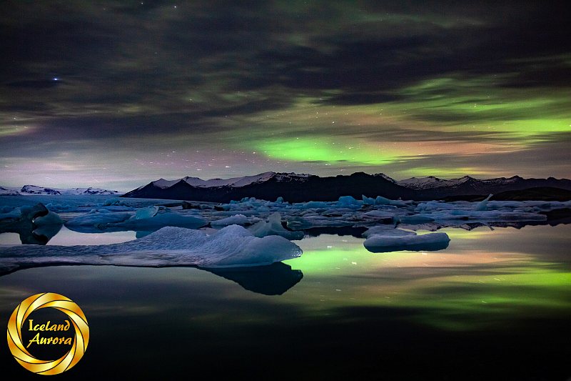 Cloudy night Iceland