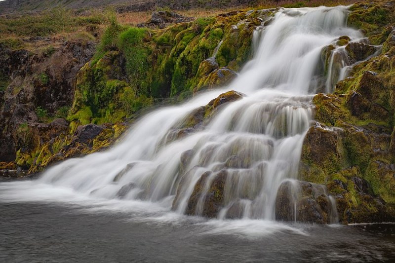 Dynjandi waterfall long exposure