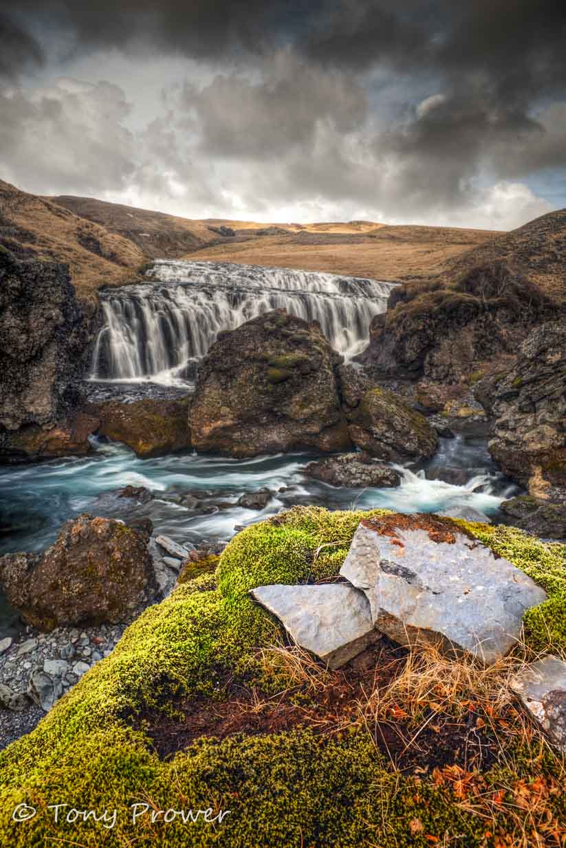 Iceland landscape composition