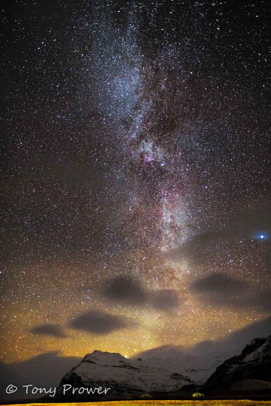 Milky way Iceland