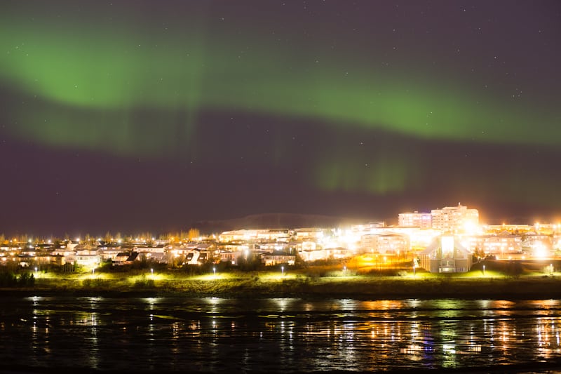 Reykjavik Northern Lights