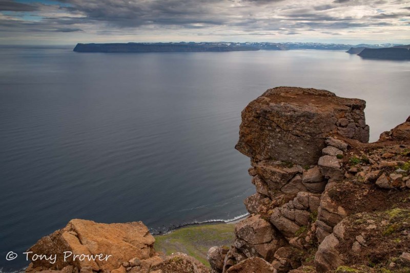 Iceland cliff view