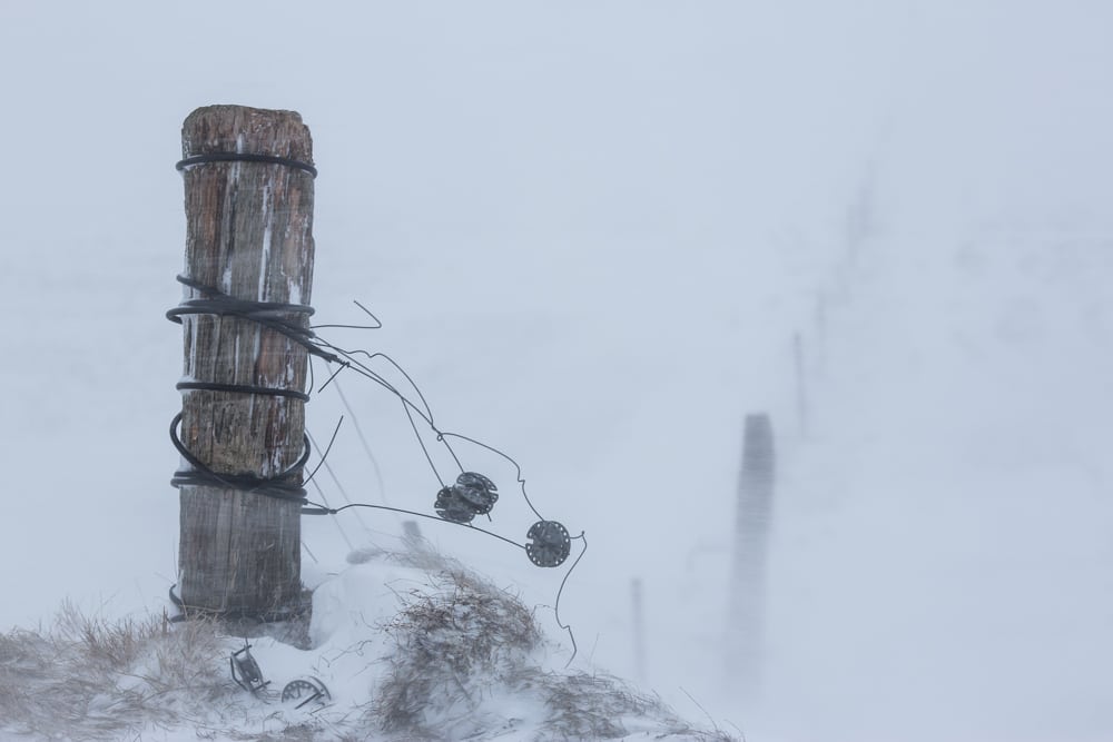 blizzard photography Iceland