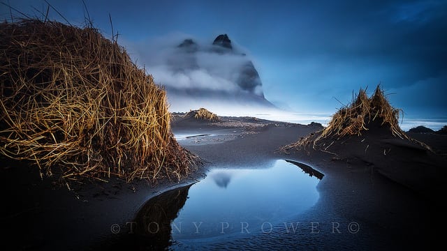 Vestrahorn Blue Pool – Iceland Landscape