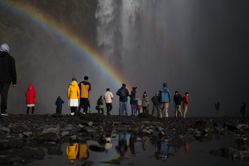 Skogafoss colours