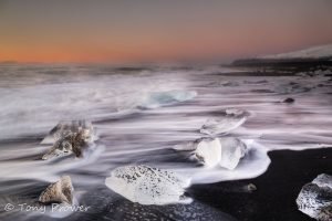 Crystal ice at Jokulsarlon