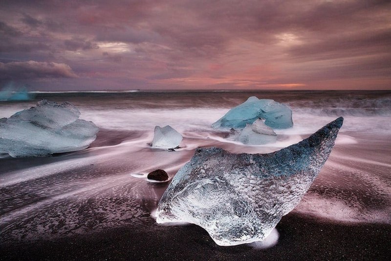 Ice beach method