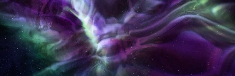 Ice and Auroras – creative photoshop blending