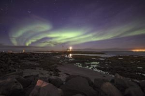 Northern lights HDR photography