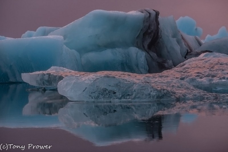 Reflected Glacier ice