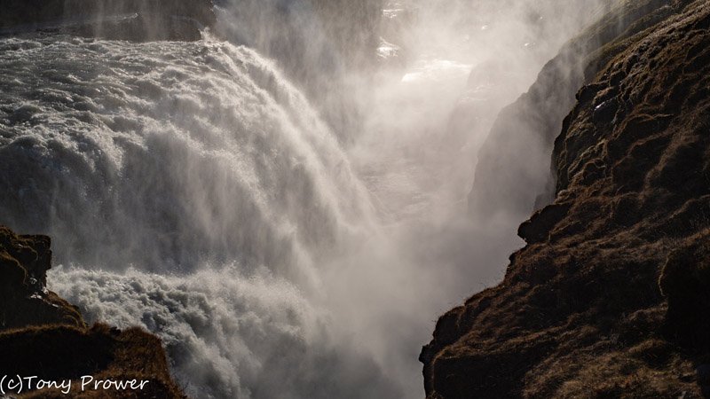 Gullfoss Waterfall fast shutter