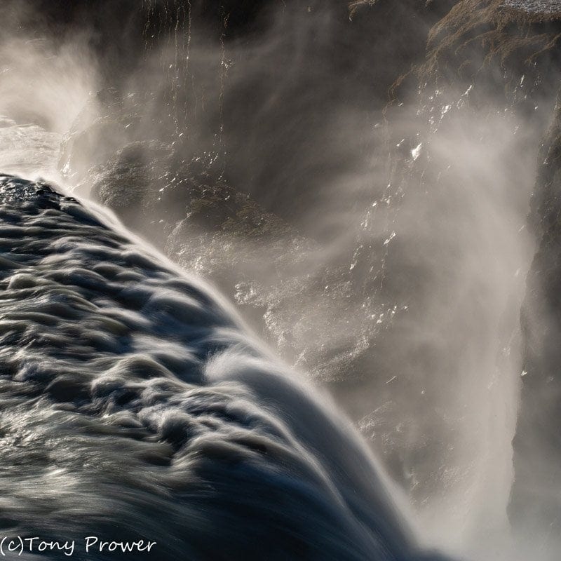 Gullfoss square long exposure