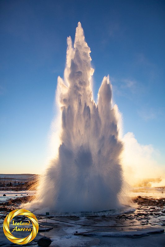 Strokkur geyser eruption