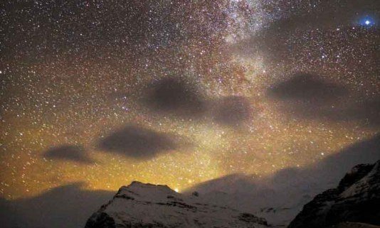 Milky way Iceland