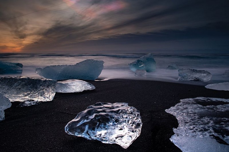 Crystal ice puzzle