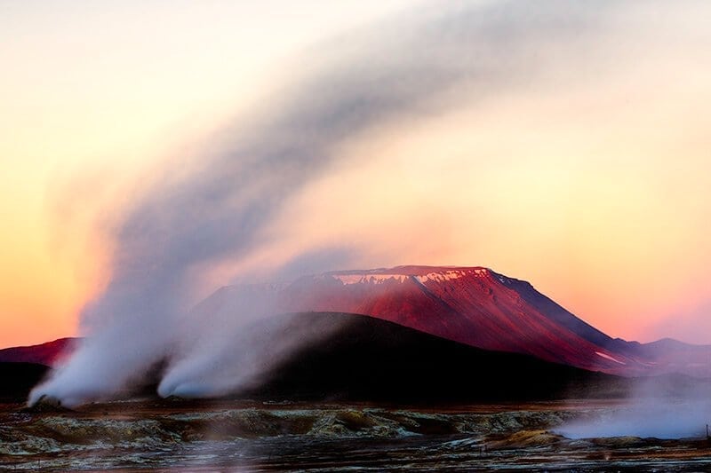 Geothermal steam at Namafell Hverir