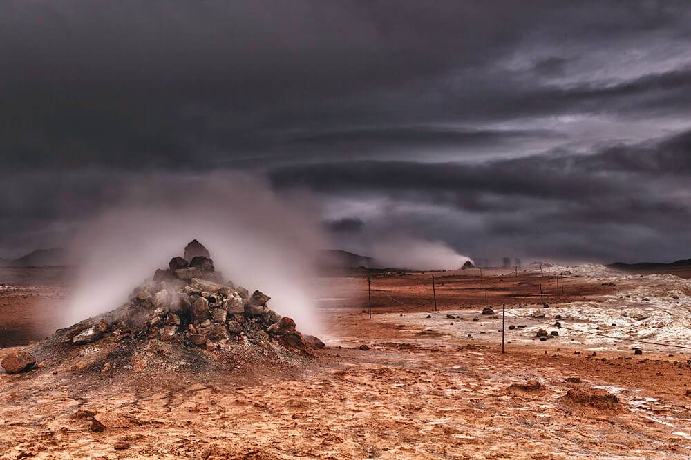 Moody Sky at Namafell Hverir