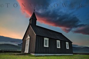 Black church at Budir