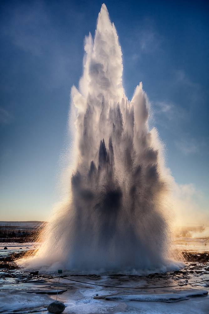 Strokkur eruption at Geysir