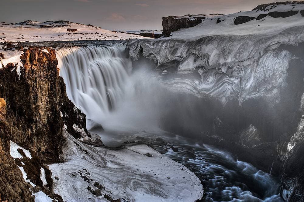 Dettifoss waterfall Iceland photo location