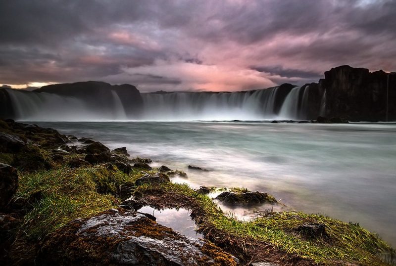 Godafoss waterfall north Iceland