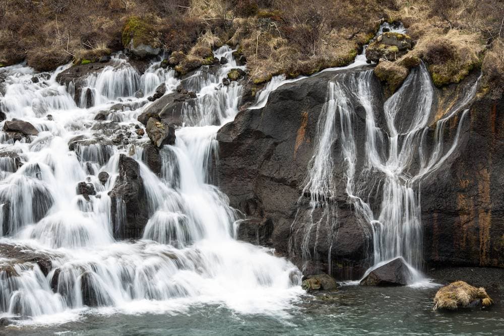 Hraunfossar Waterfall – West Iceland