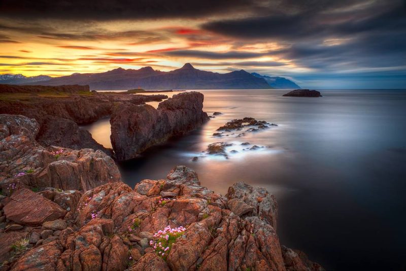 Vattarnes East Iceland Coastline