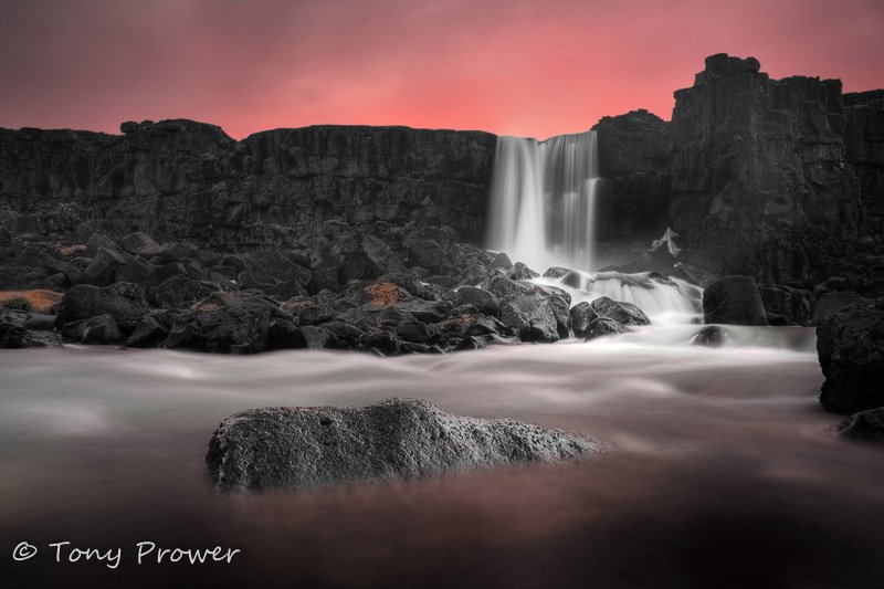 Oxararfoss at Thingvellir