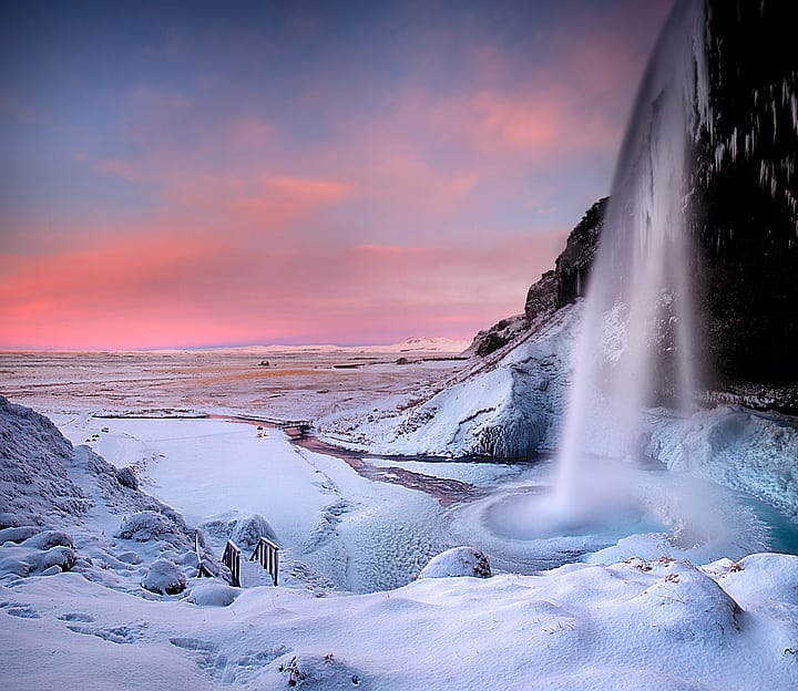 Winter Seljalandsfoss