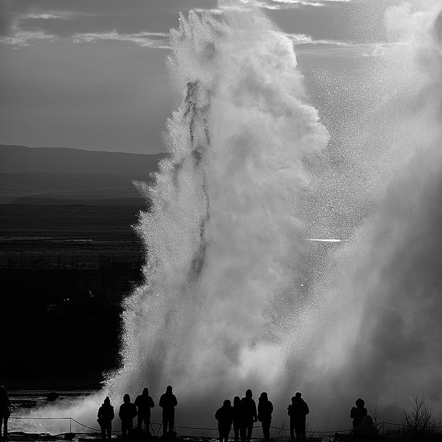 Strokkur eruption at Geysir