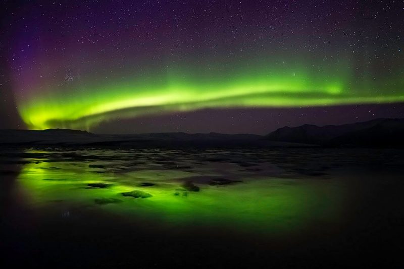 Northern lights in Iceland