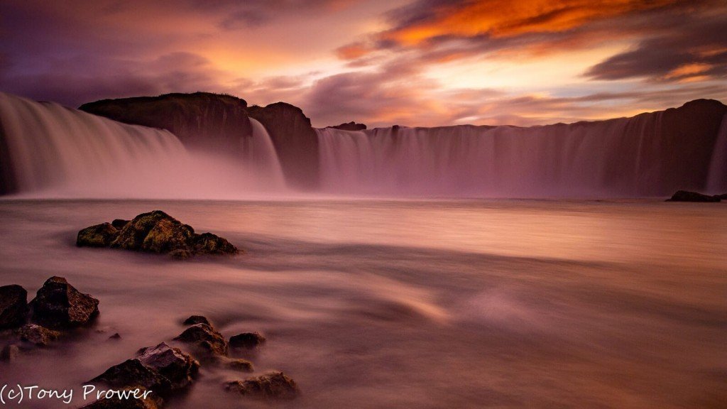 Godafoss waterfall North Iceland