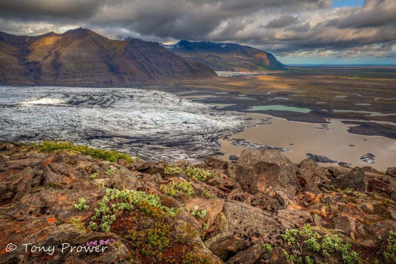 Skaftafellsjokull viewpoint