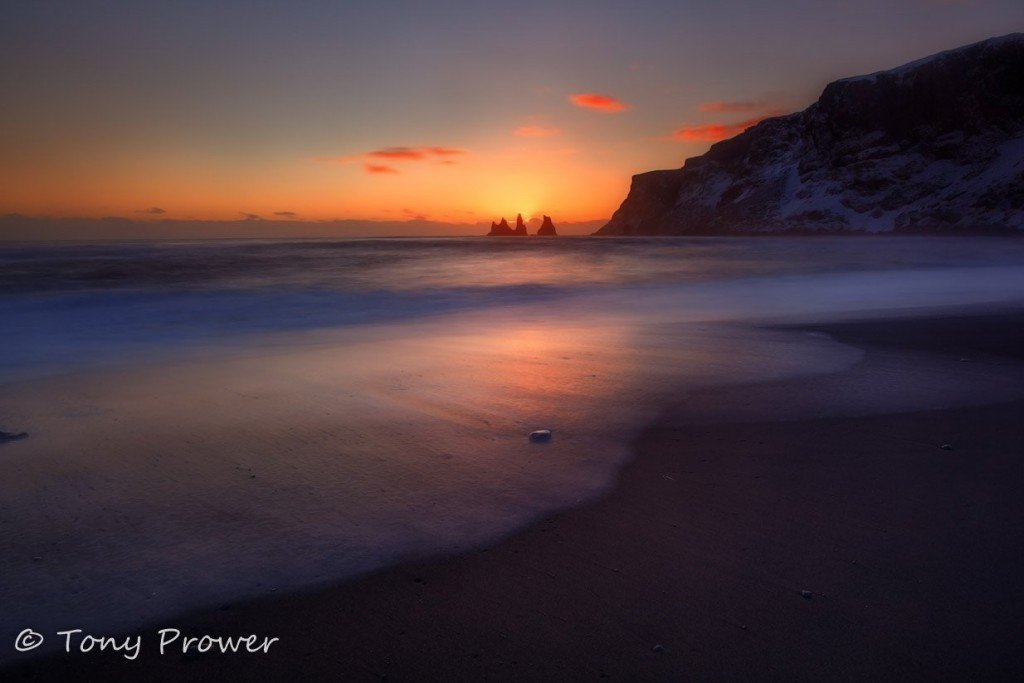 Black sand beach vik