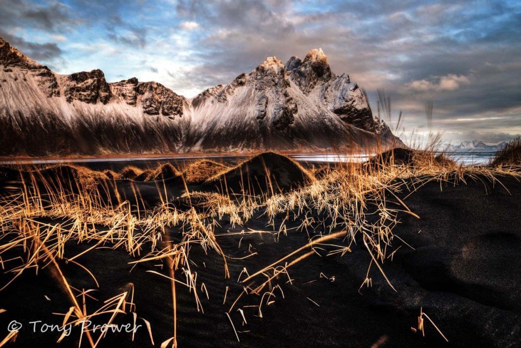 vestrahorn mountain Stokksnes east Iceland