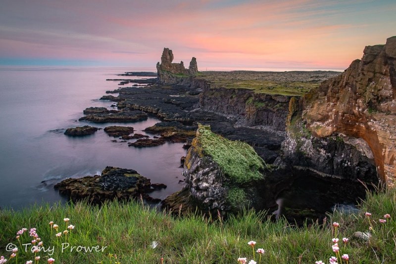 Lóndrangar Summer