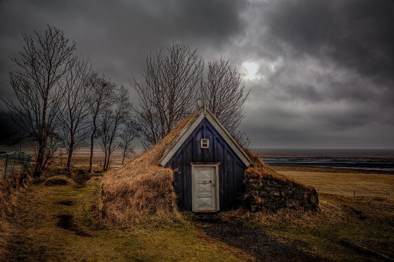 Núpsstaður Turf Chapel 