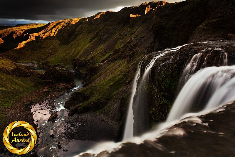 Fagrifoss Waterfall