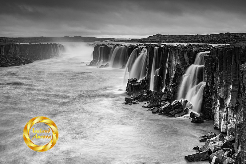 Selfoss waterfall on a trip around Iceland