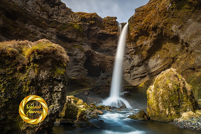Hidden Iceland Hvernafoss waterfall