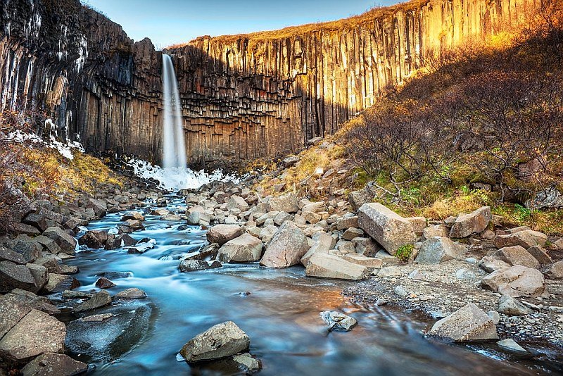 Svartifoss waterfall