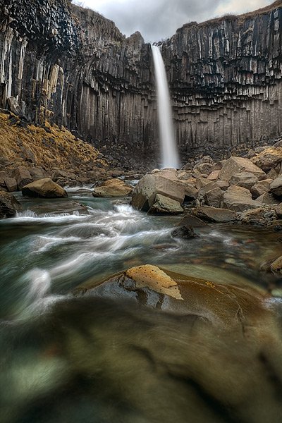 Svartifoss vertical photo