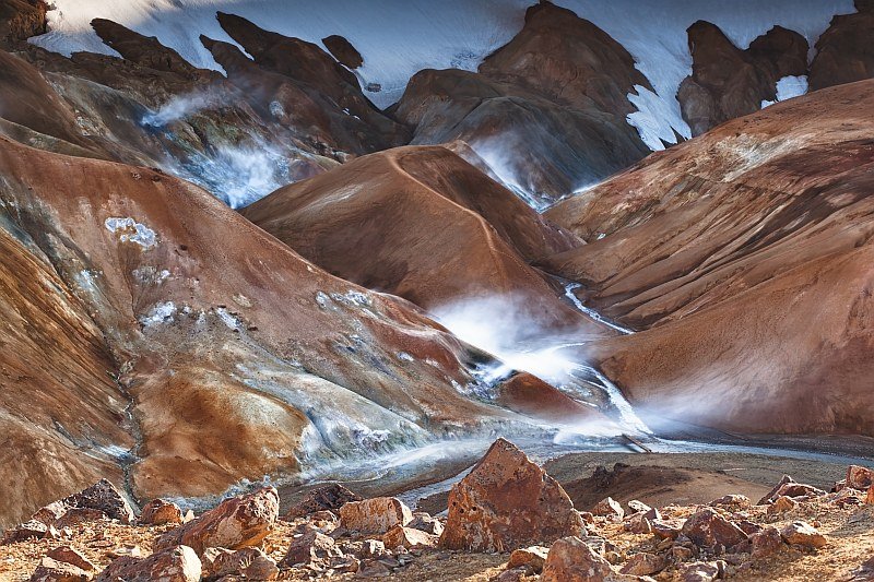 Steam vents at Kerlingarfjöll 