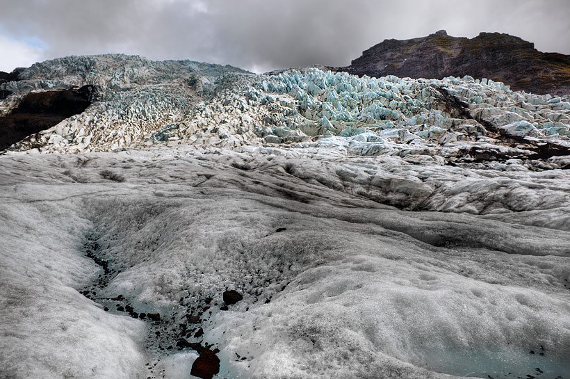 glacier activities on Vatnjokull glacier